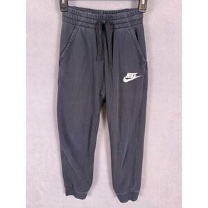Nike Joggers Youth Size M Black Sweatpants Athletic Kids Boys Faded